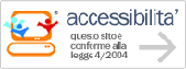 questo sito e' conforme alla legge 4/2004